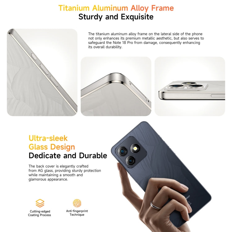 Ulefone Note 18 Pro, 6GB+256GB, Face ID & Side Fingerprint, 6.78 inch Android 14 MediaTek Helio G91 MTK6769 Octa Core, Network: 4G, Dual SIM, OTG, NFC Ulefone Note 18 Pro, 6GB+256GB, Face ID & Side Fingerprint, 6.78 inch Android 14 MediaTek Helio G91 MTK6769 Octa Core, Network: 4G, Dual SIM, OTG, NFC